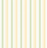 Papel de Parede Bambino's Bobinex (Nacional) - Listras (Amarelo/ Creme/ Verde/ Branco) 3304