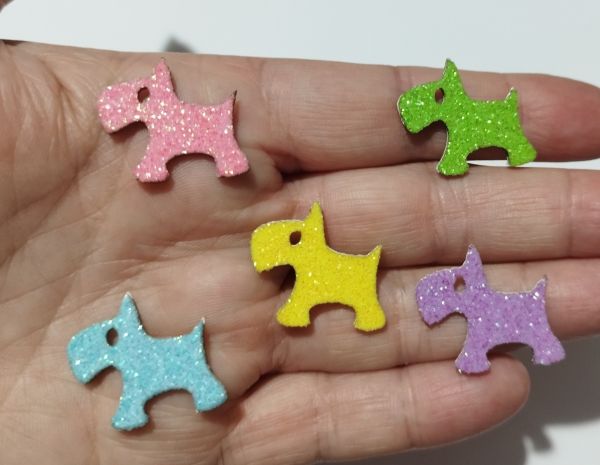 Schnauzer Colorido (120 Adesivos)