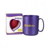 Violeta Cup - Tamanho B - Vermelho - Kit com Caneca