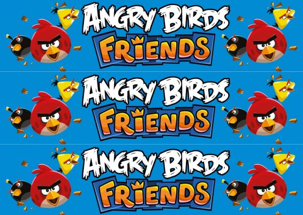 Papel Arroz Angry Birds Faixa Lateral A4 006 1un