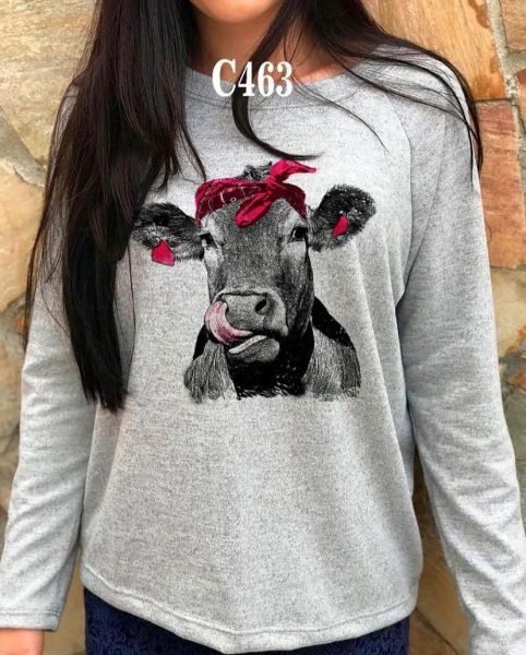 BLUSA MANGA LONGA LUCKMOON C463