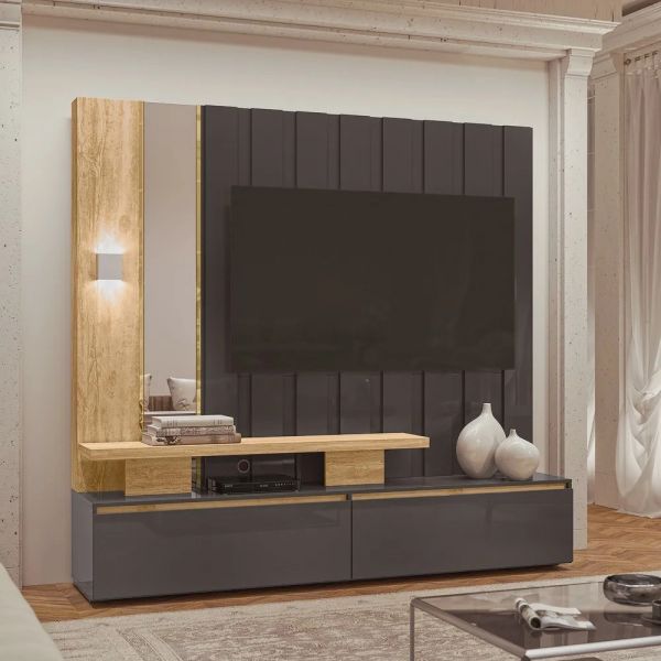 Home Theater Zeus 200 Titanio.Carvalho Madetec