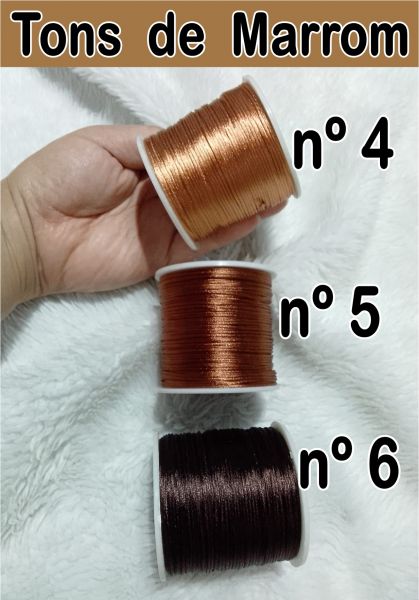 001 Fios Seda Marrom (100 metros)