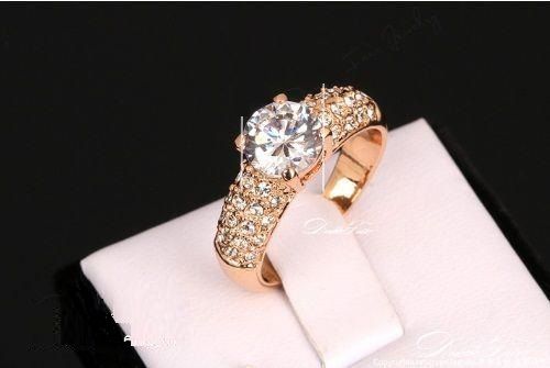 Anel Banhado a Ouro Rose - Ocean Golden Rose