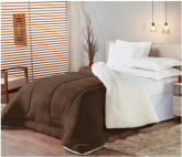 Coberdrom Solteiro Edredom Pele De Carneiro cod. B001