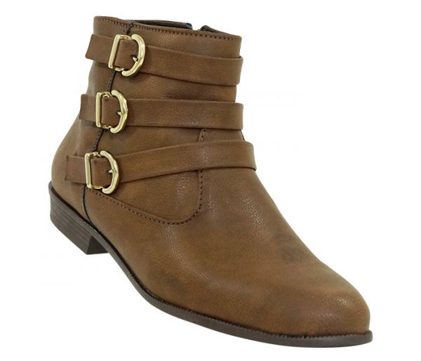 Bota Feminina Cano Curto Marrom