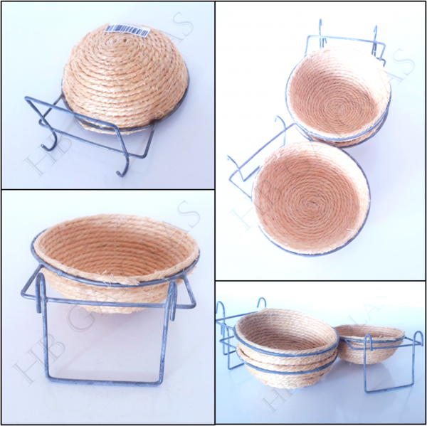 Kit 5 Ninhos De Sisal Ideal Para Canário
