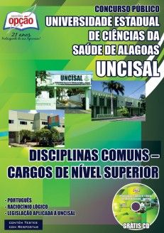 Concurso UNCISAL  DISCIPLINA COMUNS  CARGOS DE NÍVEL SUPERIOR
