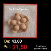 Botão 5 pontas conjugada
