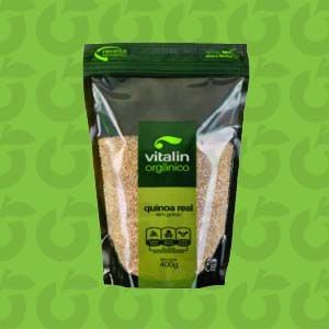 Quinoa Real Orgânica em Grãos 400 Gramas Vitalin