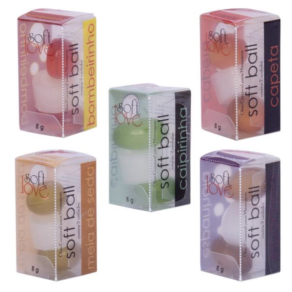SOFT BALL BOLINHA DRINK 8G 02 UNIDADES SOFT LOVE