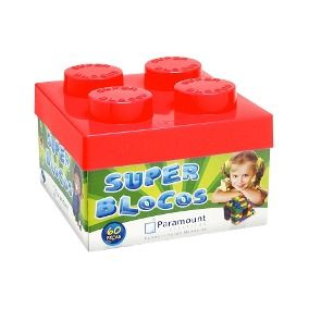 Blocos De Montar Super Blocos Com 60 Peças