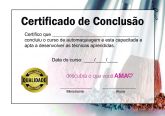 Certificado Curso de automaquiagem