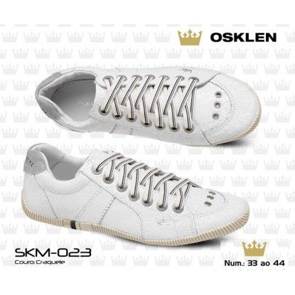 SAPATENIS OSKLEN COURO CRAQUELE  Cód. do produto: SKM-023