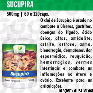 Sucupira Composta 100 Cápsulas 500mg Só Ervas