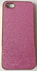 CASE GLITTER ROSA PARA IPHONE 5 E 5S