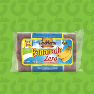 Bananada Zero Açúcar 200 gramas Dacolônia