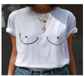 Camisa Seios tumbrl