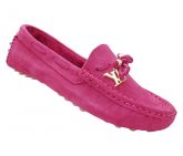 Mocassim Feminino Louis Vuitton Couro Rosa MOD:12989
