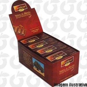 Alfarroba Tablete Zero Açúcar 45 Gramas Cx com 12 Carob House