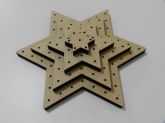 PIRULITEIRO PIRAMIDE DE ESTRELAS 4 ANDARES
