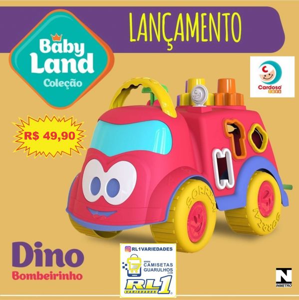 Dino Bombeirinho Baby Land