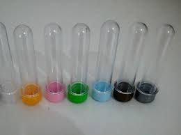 Tubete 13 cm Para Personalizar - Tampa Colorida