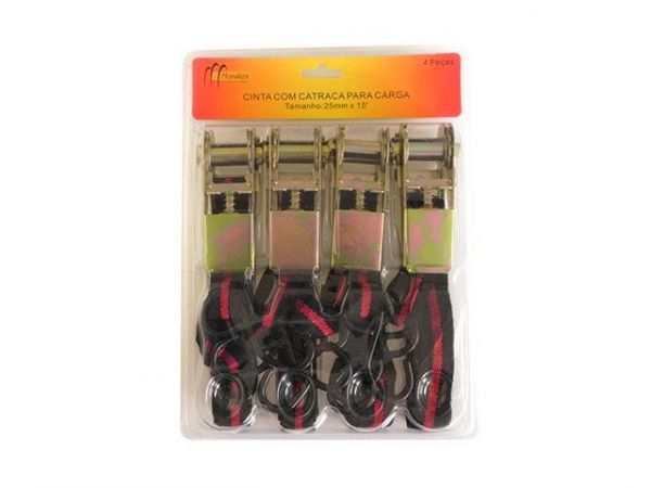 R. MZ-51189 - CINTA C/CATRACA PARA CARGA - 4PÇS
