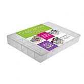 ORGANIZADOR PLUS - 34,5X49X6,5CM  -CORES: VERDE, AMARELO, VERMELHO,ROXO, CINZA