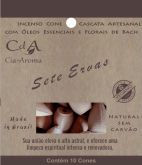 Incenso Cone Refluxo Sete Ervas 10 Cones