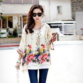 Moda Luxo: Blusa Chifon, de Ótima Qualidade. Frete Grátis.