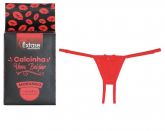 CALCINHA VEM BEIJAR PERFUMADA AROMA MORANGO
