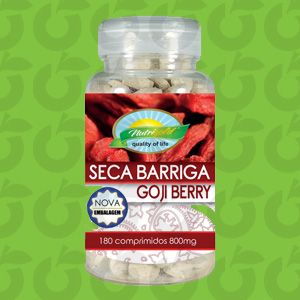 Seca Barriga Goji Berry 180 cápsulas 800mg Nutrigold