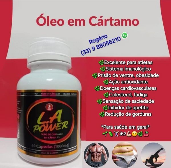 ÓLEO DE CARTAMO 60 CPS DE 1000 MG