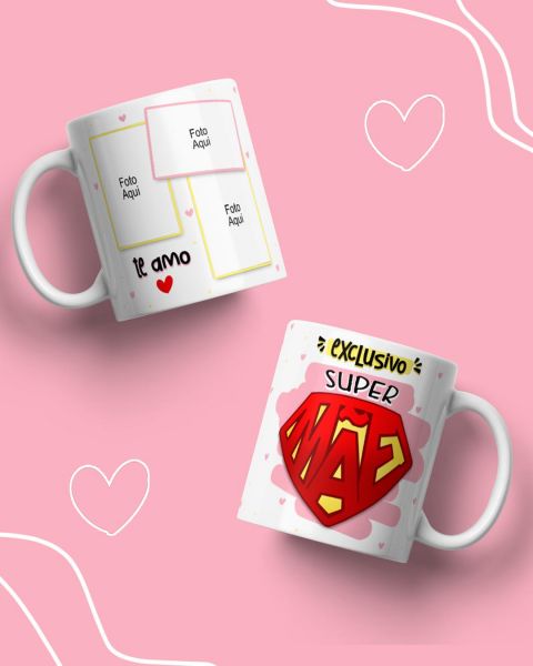 Caneca Dia das Mães com foto 094
