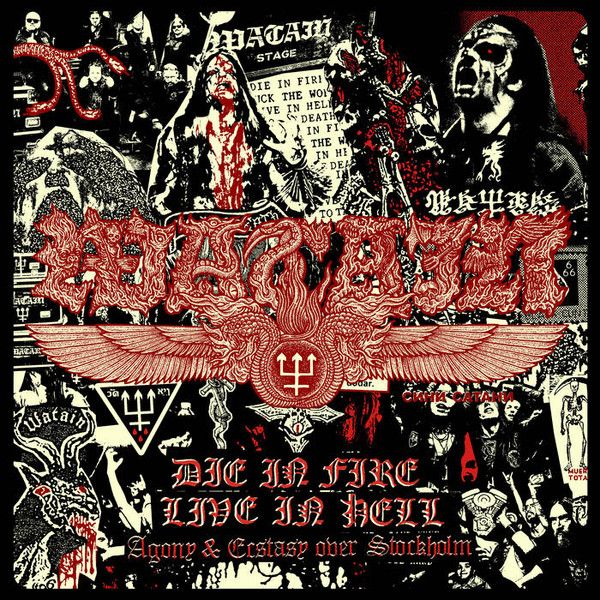 WATAIN - Die In Fire Live In Hell-Agony & Ecstasy Over...(2023 Live Album) (cd nacional/acrilico)