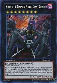Number 15: Gimmick Puppet Giant Grinder NUMH-EN027 - Secret