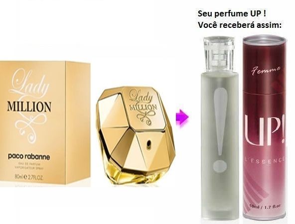 Perfume Feminino 50ml - UP! 46 - Lady Million