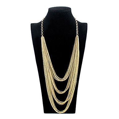 Colar Cadeia Alloy Multilayer #01545286
