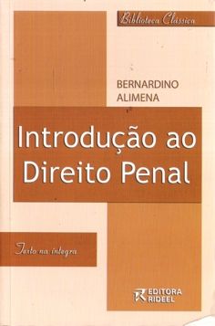 Introdução ao Direito Penal