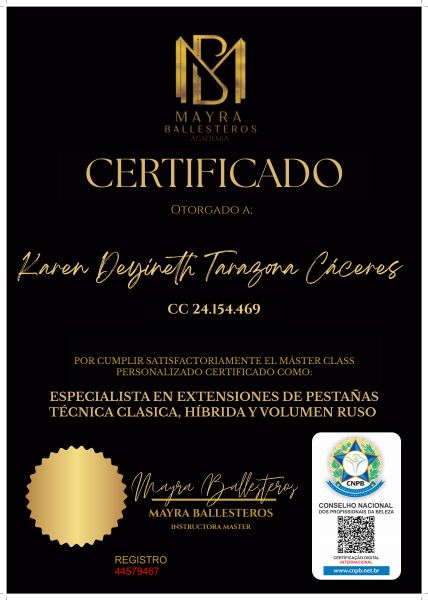 KAREN DEYINETH TARAZONA CÁCERES