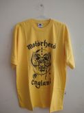 Motorhead England Yellow T-shirt