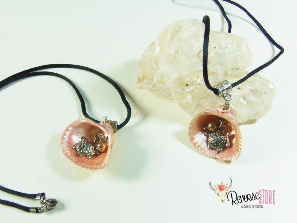 Conjunto de Colares - Concha Natural