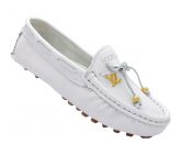 Mocassim Feminino Louis Vuitton Couro Branco [replica]