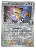 Pokemon Meowth da Equipe Rocket Reverse Foil Escarlate e Violeta Tivais Predestinados