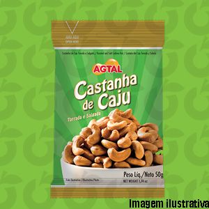 Castanha de Caju 50 Gramas Agtal