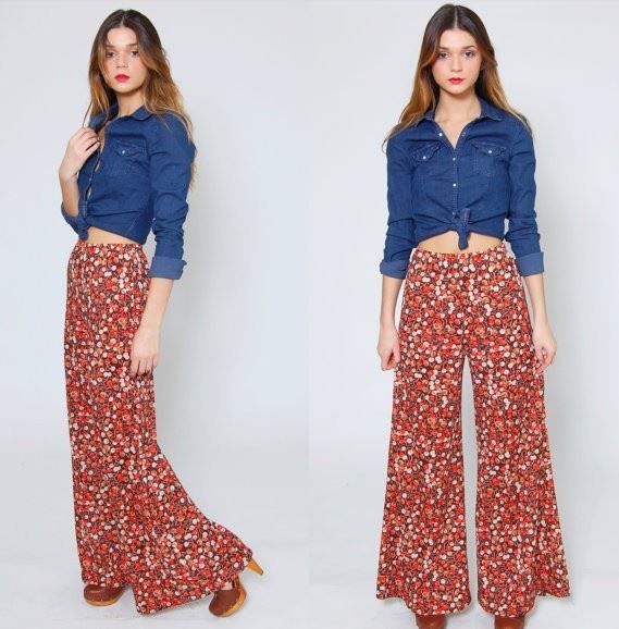 Calça flare cintura alta