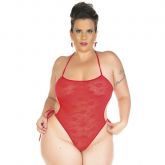Body Sensual Plus Size Renda Pimenta Sexy