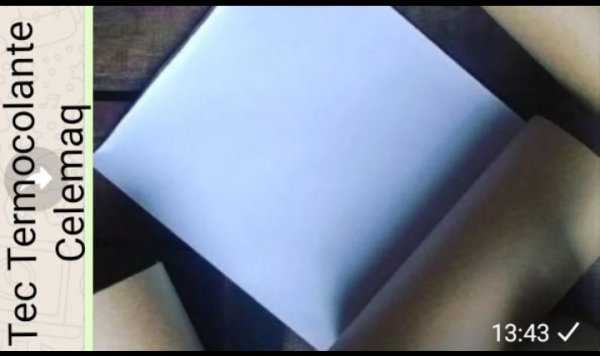 20m x 30cm Tecido Termocolante para Chinelo - Celemaq/Ysamaq