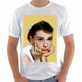Camiseta Audrey Hepburn Dedo do Médio